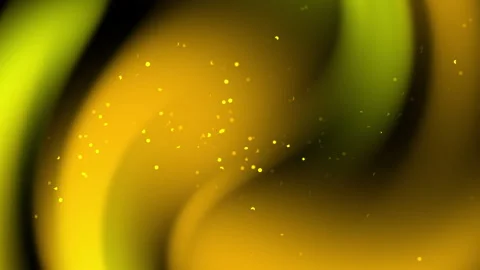 Bright yellow gradient background light sparkles golden motion particles. Stock Footage 336367379