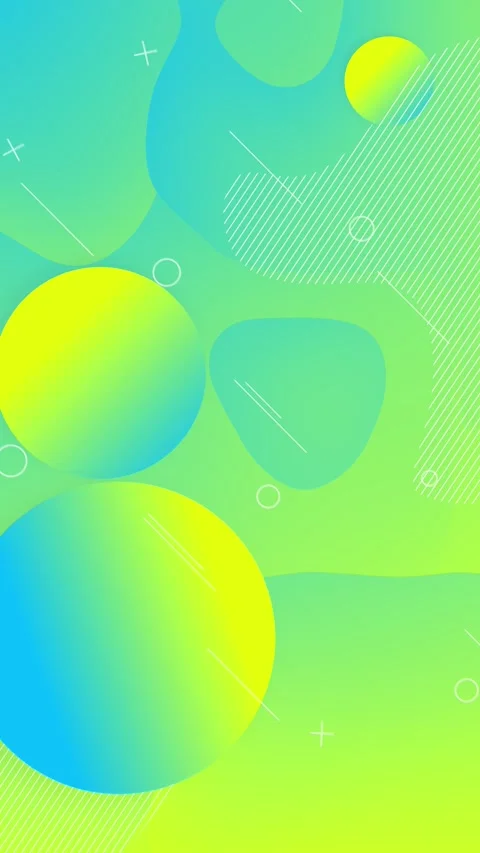 Bright yellow-green abstract gradient background Stock Footage 258821281