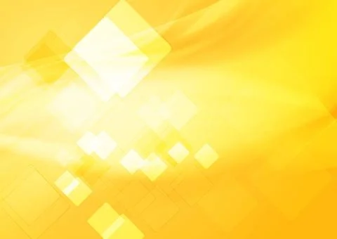 Bright yellow hi-tech background. Vector design eps 10 Bright yellow hi-te... 写真素材