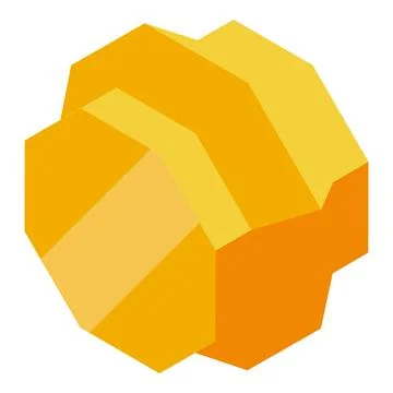 Bright yellow honeycomb pattern creating abstract geometric design Stock Illustration