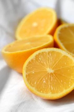 Bright yellow lemons Stock Photos