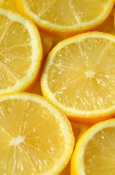 Bright yellow lemons Stock Photos