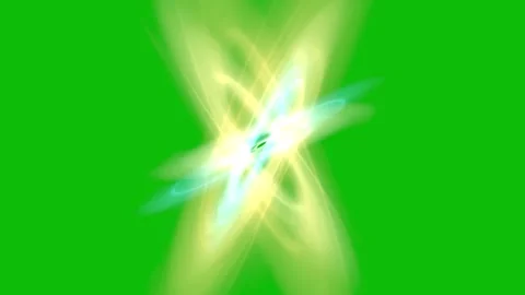 A bright yellow light on a green background Vídeos de archivo 331103099