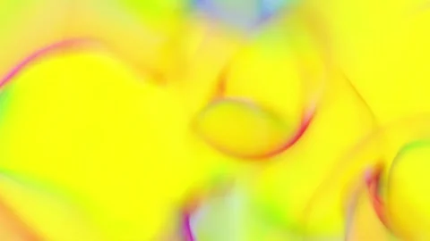 Bright Yellow Liquid Bubbles Abstract Background Seamless Loop Vídeos de archivo 336850525