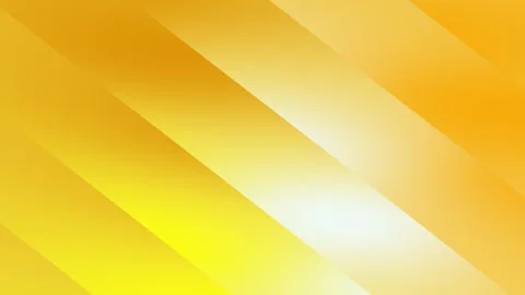 Bright yellow orange gradient stripes overlapping geometric abstract digital. Stock Footage 336427041