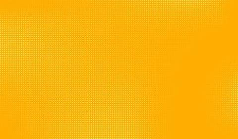 Bright yellow orange halftone gradient background with retro comic dots in pop Stock Illustration