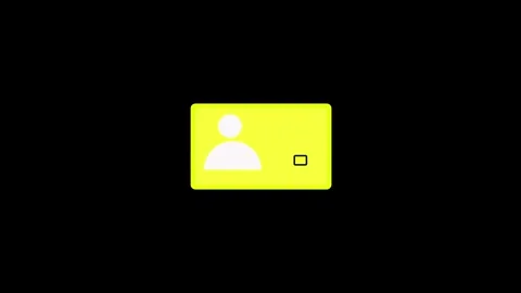 A bright yellow rectangle against a dark background for visual contrast dem.. Stock Footage 337567695