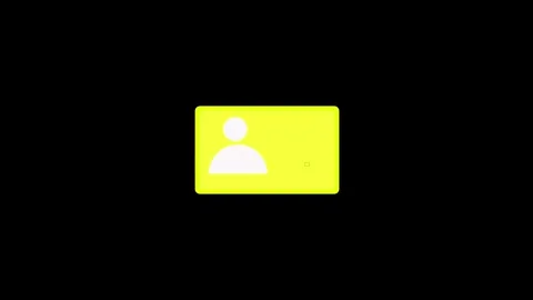 A bright yellow rectangle centered against a dark background. Yellow rectan.. Video stock 337567694