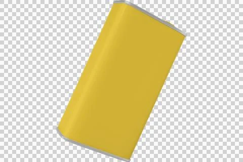 A bright yellow rectangular object with a subtle sheen Stock Illustration