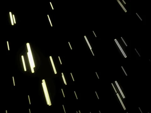Bright Yellow Rising Light Stream Video stock 8649679