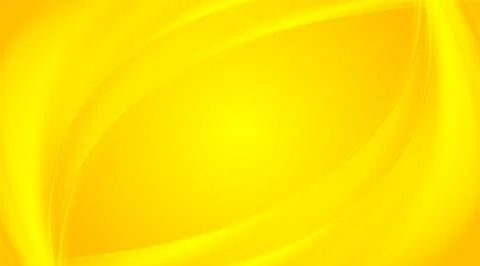 Bright yellow smooth blurred wavy abstract elegant background Stock Illustration