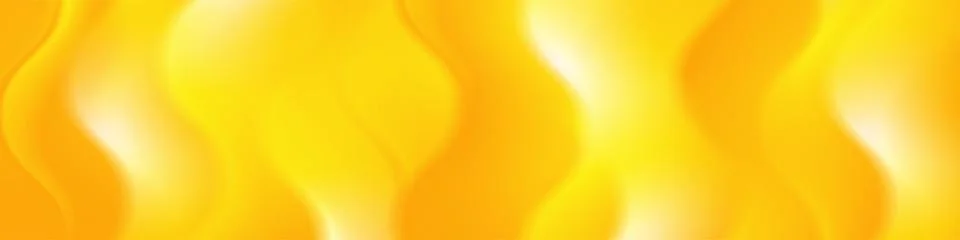 Bright yellow smooth waves abstract elegant background 스톡 일러스트