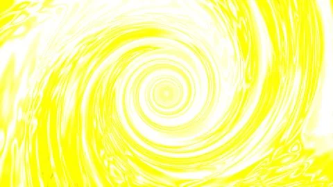 Bright Yellow Spiral Pattern with Vibrant Swirling Abstract Design Stock Illustration