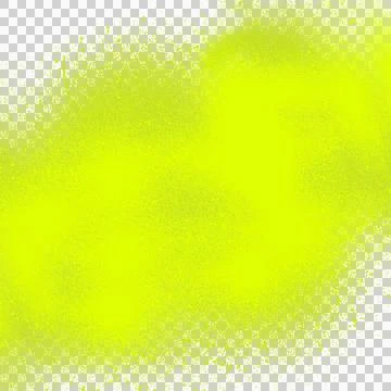 Bright yellow spray paint texture with soft gradient background Stock Illustration