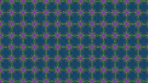 Bright Yellow Star Geometric Pattern on Blue Background Stock Footage 336341579