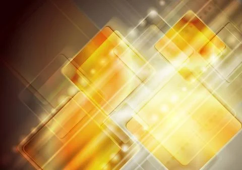 Bright yellow tech background. Vector design eps 10 Bright yellow tech bac... 库存照片
