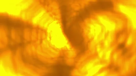 Bright Yellow Tunnel Light with Blurred Abstract Effect in Golden Colors Stock Footage 337227129