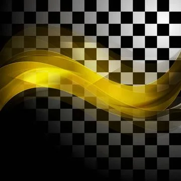 Bright yellow vector waves Bright yellow vector waves Copyright: xZoonar.c... 스톡 사진