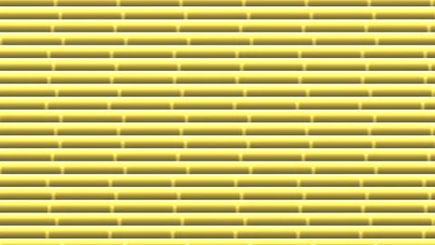 Bright yellow wall with horizontal lines in a simple design Stock Footage 339457139