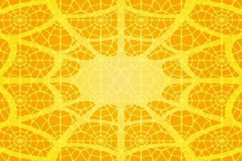 Bright yellow web vector art with copy space Stock Illustration