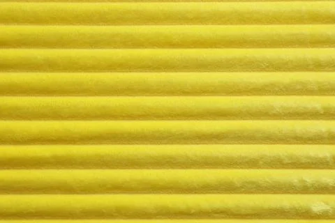 Bright yellow woolen fabric as background, top view Stock Photos
