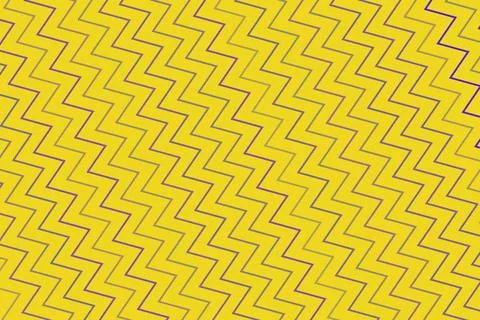 Bright yellow zigzag pattern on textured background Иллюстрация