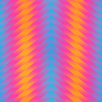 Bright zigzag pattern Stock Illustration