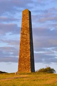 Brightling needle at dusk. Stock Photos