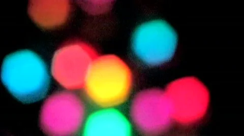Brightly Colored Christmas Tree Stock Footage 291064