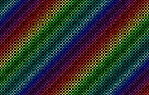 Brightly colored circular background, color spectrum on black background Stock Illustration