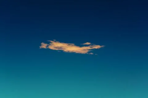 Brightly colored evening fire clouds Stock Photos