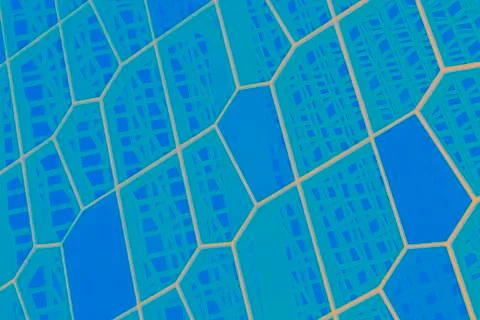 Brightly colored geometric background and textured shapes. Stock Photos