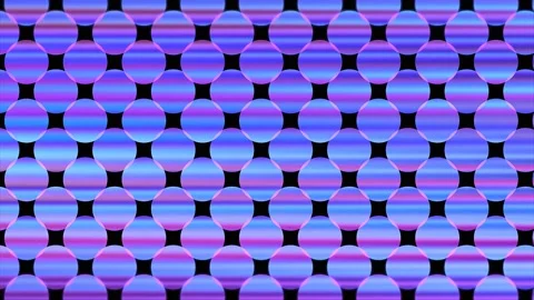 Brightly colored geometric shapes form a striking visual display Stock Footage 309294510