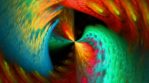 Brightly colored spiral Stock Footage 332648