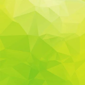 Brightly green white yellow triangular background Stock Illustration