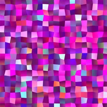 Fuchsia pink saturated color bright mosaic glitter