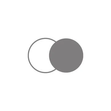 Brightness and contrast icon. Simple web black icon, can be used as web element Stock Illustration