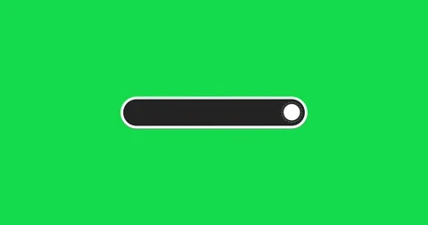 Brightness Button animation on green screen background. Brightness icon animatio Stock Footage 327672786