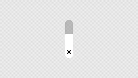 Brightness Icon Button Animation Stock Footage 311582664