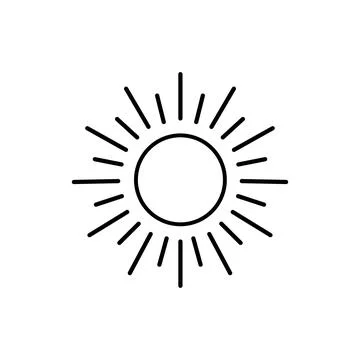 Brightness Icon, Intensity Setting Vector Art Illustration Stock Illustration