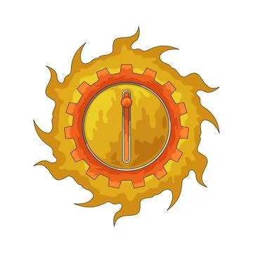 Brightness setting illustration 스톡 일러스트