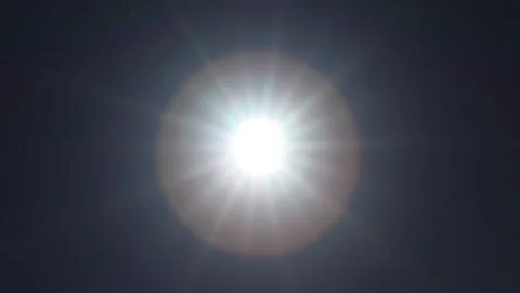 Brightness of the sun increase Stock Footage 130881806