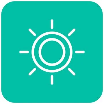 Brightness Vector Icon Design Illustration Stock Illustration
