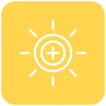 Brightness Vector Icon Design Illustration Stock Illustration
