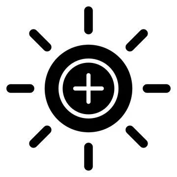 Brightness Vector Icon Design Illustration Stock Illustration