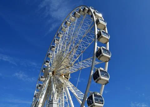 Brighton Beach Ferris Wheel (Low Angle) Stockfoto's