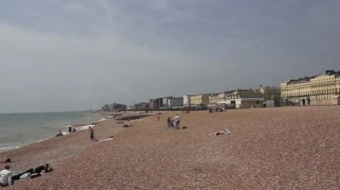 Brighton Beach Stock Footage 64081343