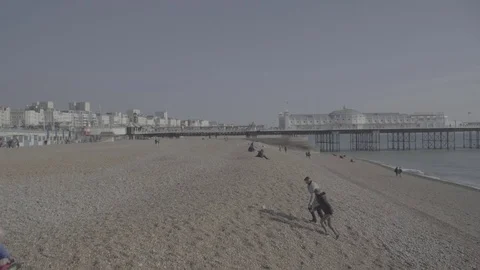 Brighton Beach Stock Footage 81402322
