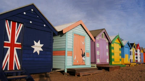 Brighton beach pan Stock Footage 32327531