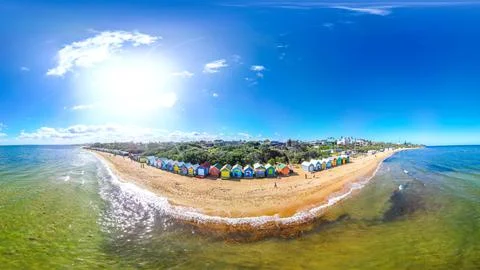 Brighton Boxes 360 view panorama Foto stock